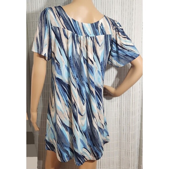 Nouvelle Collection Tunic Top Size 18 Short Sleeves - Picture 3 of 7